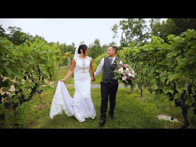 Winery Wedding at Zorvino Vineyard | New Hampshire Wedding | Courtney Kent Productions