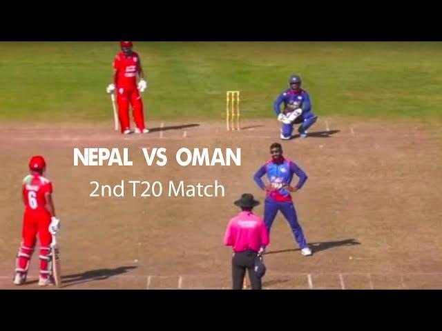 NEPAL VS OMAN 2ND T20 MATCH LIVE