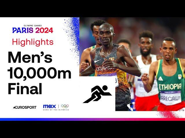 OLYMPIC RECORD!!  | Men's 10,000m Final Highlights | #Paris2024 #Olympics