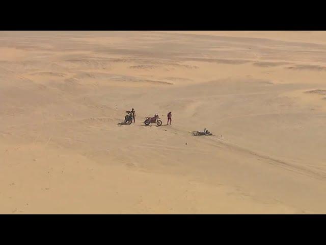 Paulo Goncalves deadly crash scene