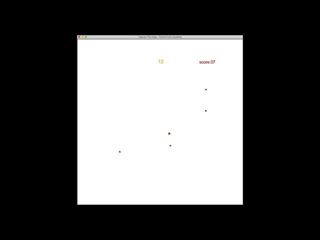 Capture The Flags Game - Python Turtle Project