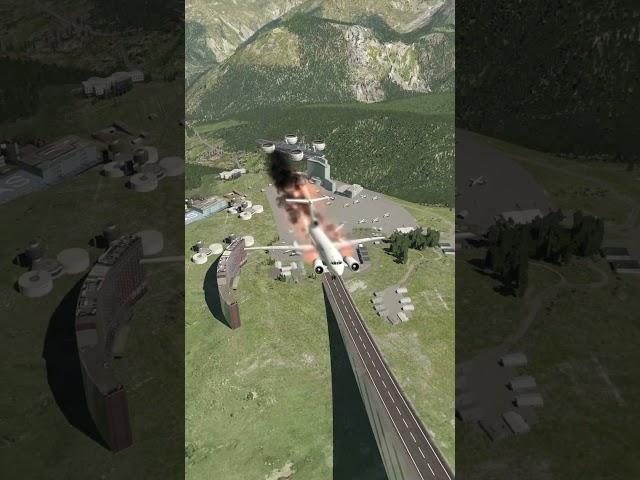 When the front engine catches fire? Flight Simulator
