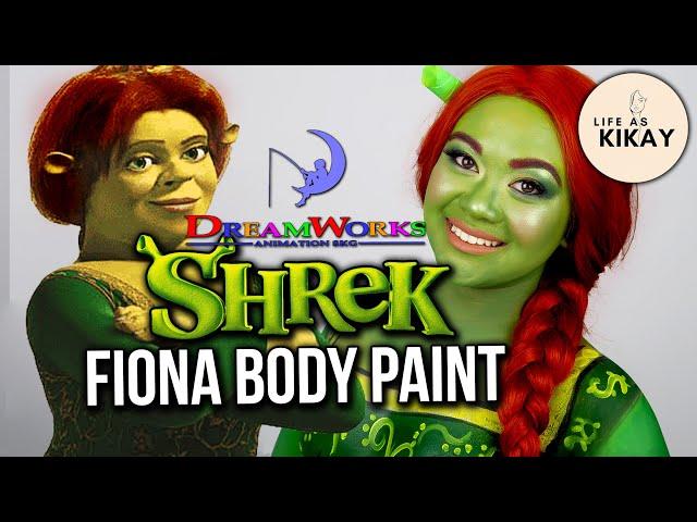 Fiona from Shrek Makeup and Body Paint (Halloween Makeup 2020)