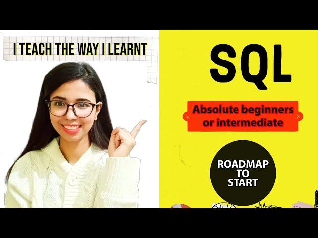 Lec 0 : SQL ROADMAP |  How to start learning SQL | SQL tutorial for beginners or intermediate