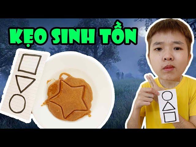 Ăn Gì Mùa Dịch #44: Làm Kẹo Sinh Tồn Giống Phim Trò Chơi Con Mực | #Shorts