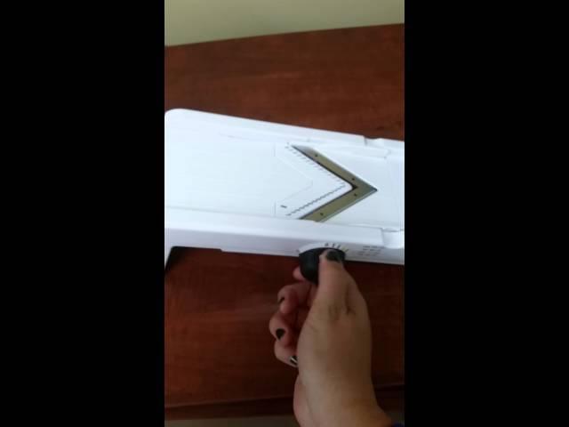 OXO V-Blade Mandoline Instructional Video