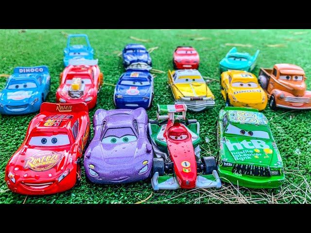 Disney Pixar Cars Lightning Mcqueen, Dinoco, Mater, Hudson, Axlerod, Finn, Frank, Guido, Mack, Shu