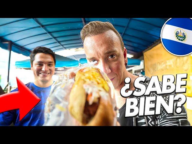 Probando COMIDA CALLEJERA en EL SALVADOR ft. @tiofrank_