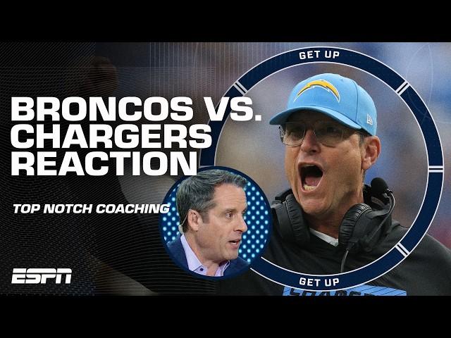 JIM HARBAUGH IS SENSATIONAL! ️ - Dan Graziano REACTS to Chargers' IMPRESSIVE WIN  | Get Up