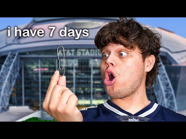 I Traded a Paperclip to Dallas Cowboys Tickets in 1 Week