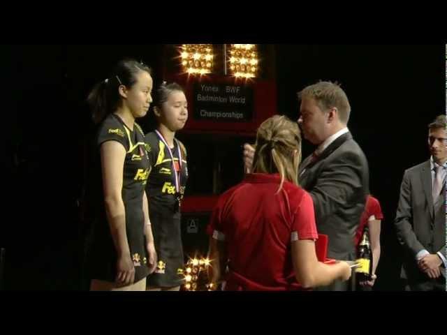 Final - WD - Wang X./Yu Y. vs  Tian Q./Zhao Y. - Yonex BWF World Champs '11