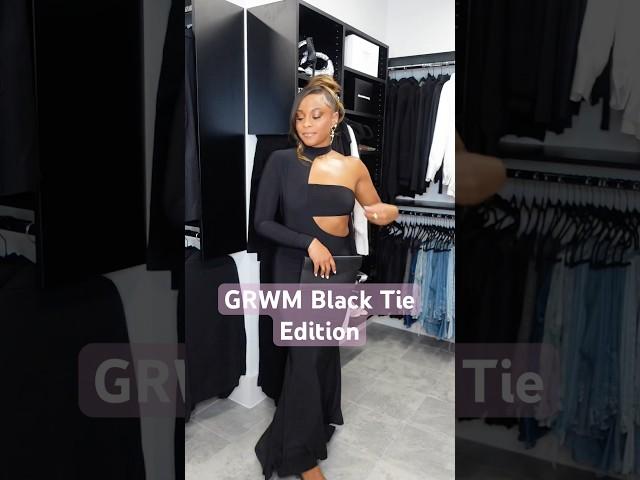 GRWM Black Tie Event | #grwm #grwmoutfit #gown #fashion #ootd #styling #outfitinspiration #outfit