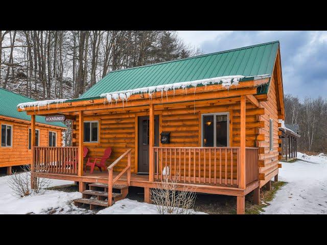 The Coziest Cabin Tiny House Has Everything You Need