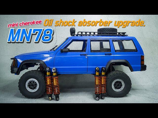 Rc cars / mn78 오일쇽업쇼버 업그레이드 하기. / Mn78 Oil shock absorber upgrade.