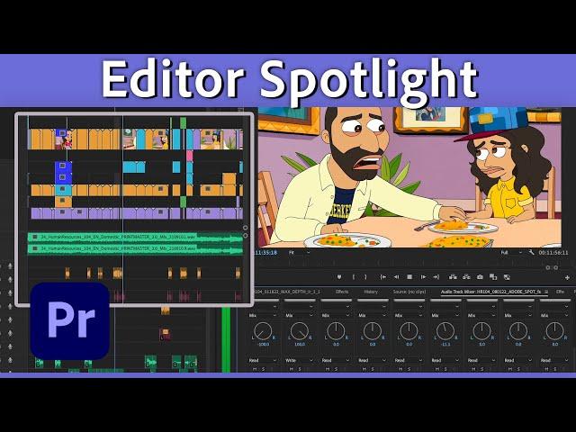 Adobe Editor Spotlight: Picture Editor Felipe Salaza of Human Resources + Premiere Pro | Adobe Video