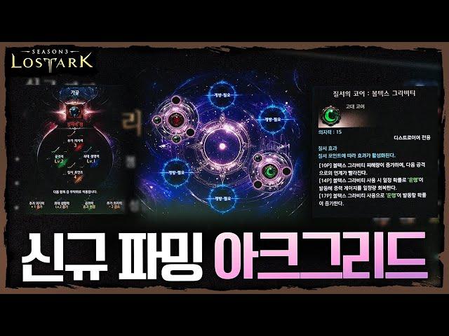 아크그리드? 코어젬? 게임의 건강을 위해 출시해야만 했네 - 포셔의 로스트아크