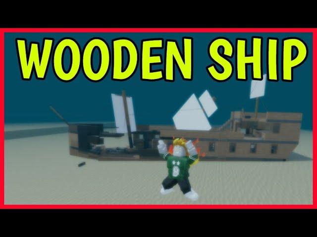 How to find the WOODEN SHIP in SAIL AND SINK SIMULATOR Roblox