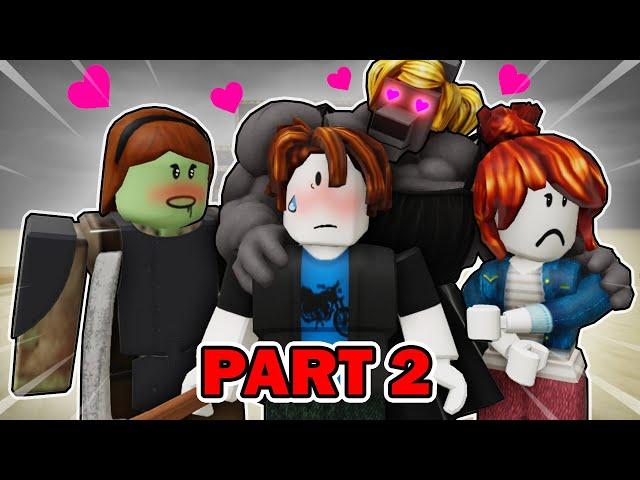 DEAD RAILS, BUT THERE ARE ONLY GIRLS!? (Part 2) Roblox Animation