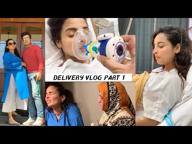 Labour pains started | Going to the hospital for delivery | Emotional moments | Part 1