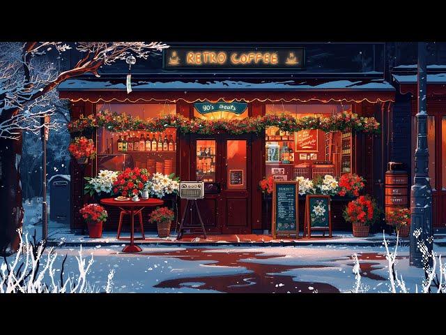 Winter Coffee Lofi Music ~ Nostalgic 90's Lofi Hip Hop Mix to relax, study in Winter ~ Winter Lofi