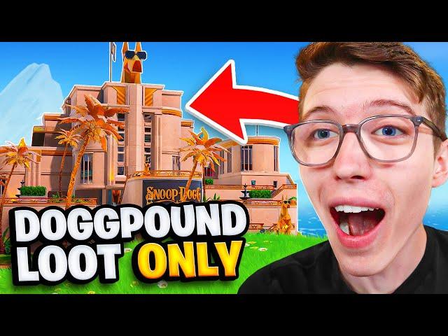 The DOGGPOUND LOOT *ONLY* Challenge in Fortnite!