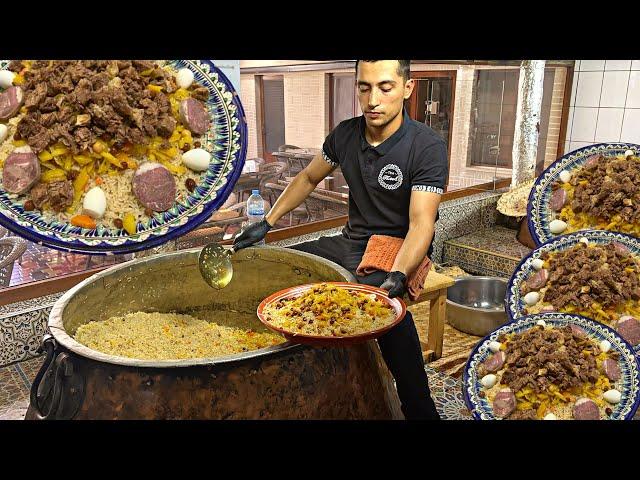 The Legendary "Osh Sofi" | Bukhara pilaf in an unusual copper boiler | Travel to Bukhara