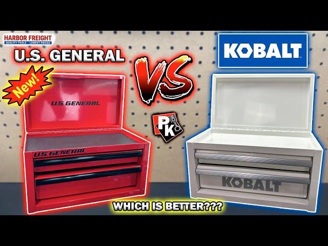 NEW HARBOR FREIGHT U.S. GENERAL MINI TOOLBOX VS KOBALT / WHICH IS BETTER #harborfreight #tools