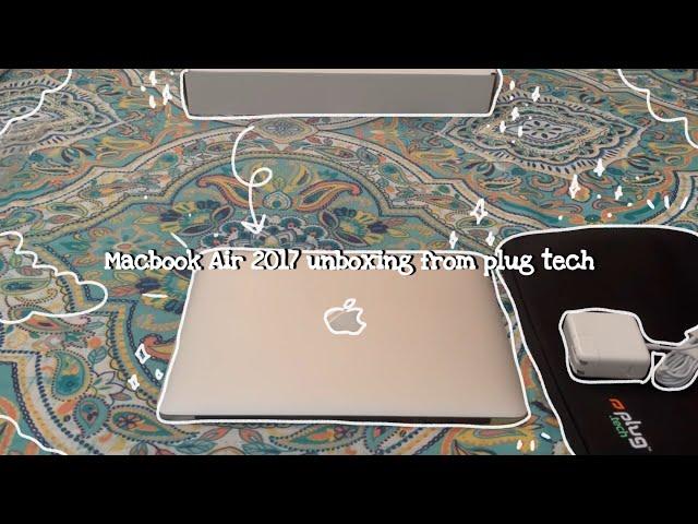 macbook air 2017 unboxing from plug tech  + accesorios 