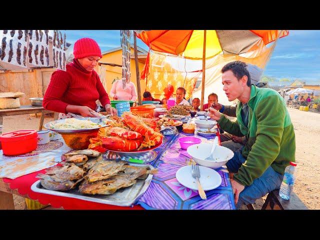 Trying $1 Street Breakfast in Madagascar!!  Can’t Believe It!