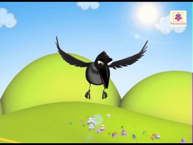 A Thirsty Crow Story | A 3D English Story for Children | Periwinkle | Story 1