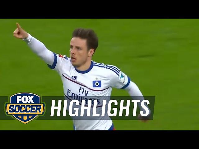 Muller equalizes for Hamburg with thunderous strike | 2015–16 Bundesliga Highlights