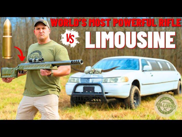 World’s Most POWERFUL Rifle vs Limousine (950 JDJ FAT MAC !!!)