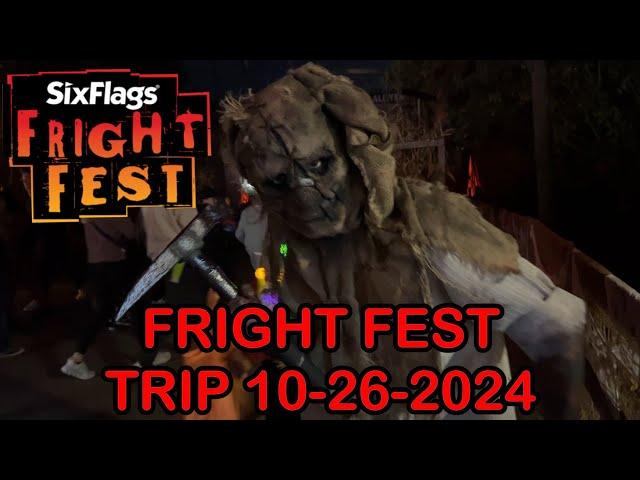 Fright Fest Trip 10-26-2024 At Six Flags Great America