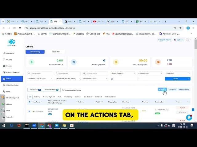 Speedfulfill autofulfill orders tutorial