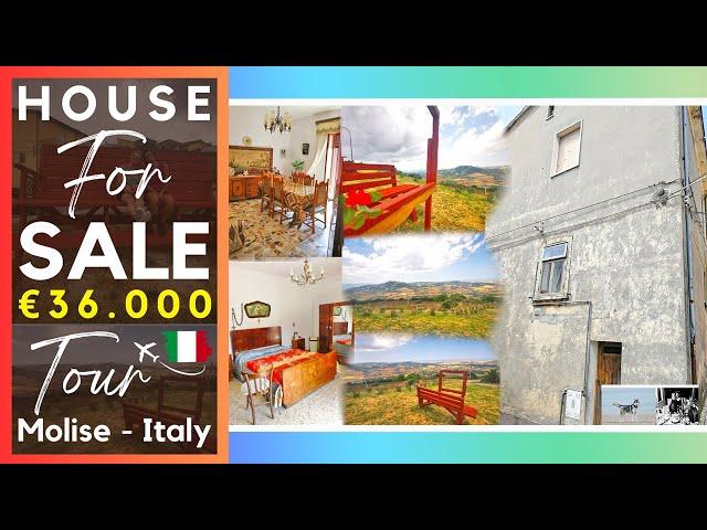 Stone Home for sale in Molise, Italy (Palata) | Move in Ready Stone Property with window SEA view