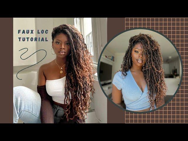 HOW TO: Layered Faux Loc Tutorial  // Goddess Locs