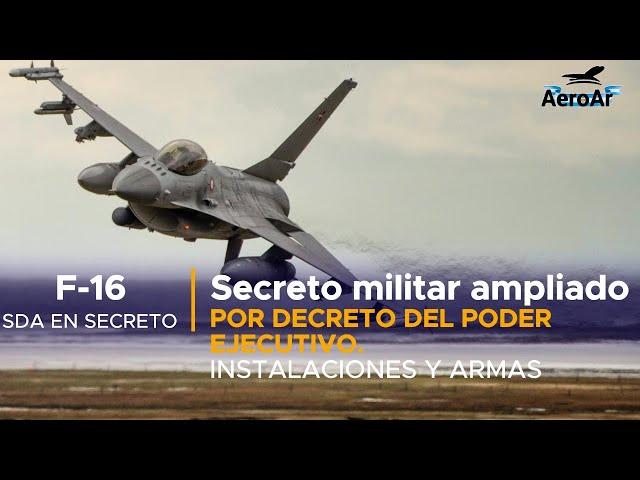 Se amplia el secreto militar en el SDA F 16