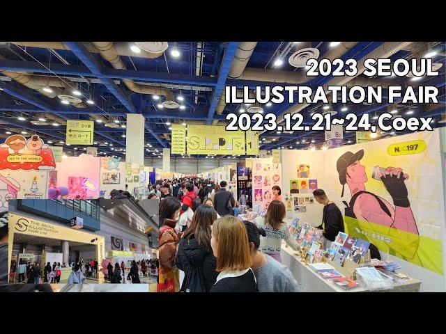 [4K] 2023 Seoul Illustration Fair V.16 tour with all kinds of cute goods! (SIF2023)