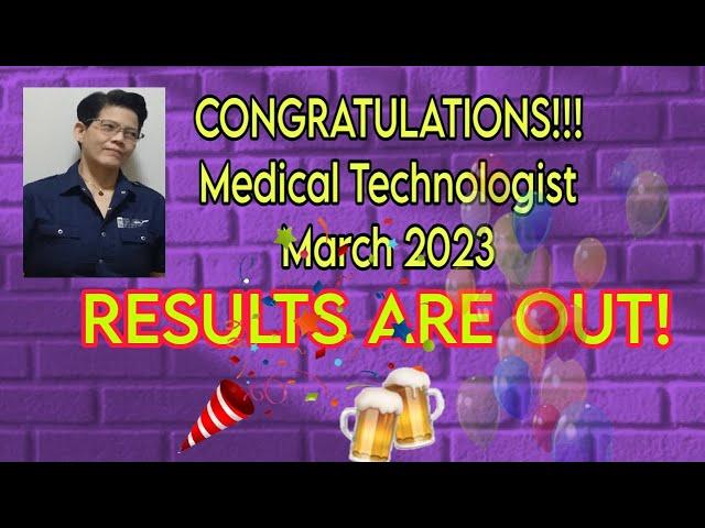 PRC Results for MTLE are out! Congratulations!