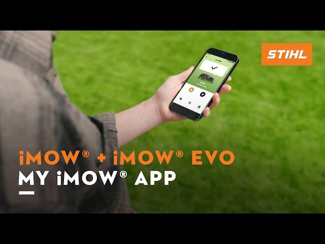 STIHL iMOW® robotic lawn mower I MY iMOW app.