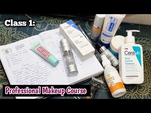 Professional Makeup Course Day 1 | Makeup Theory | makeup for beginners...