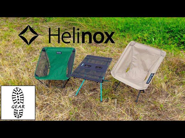 Ultraleichte Outdoor-Möbel von Helinox ( Chair Zero, GroundChair, Table one )