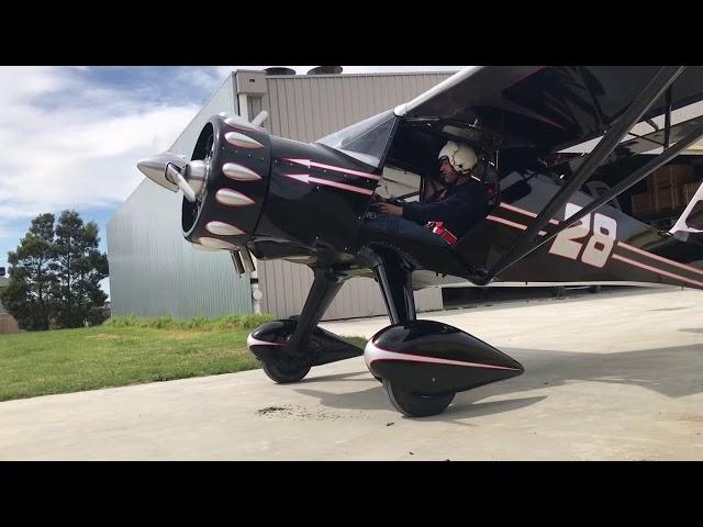 Kitfox Rotec R2800 radial engine start up