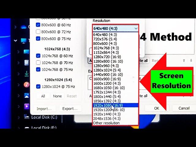 How to Fix Screen Resolution Problem Windows 10, 11 (4 Method)