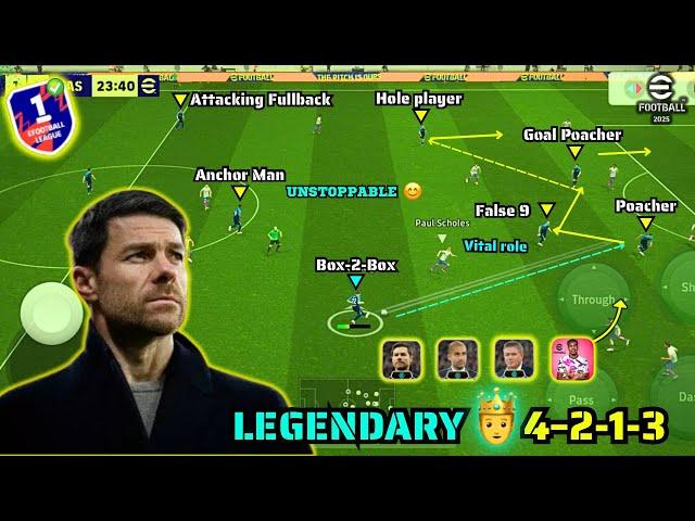 OP 4-2-1-3 x 3-CF  Quick Counter Best Formation eFootball 2025 | Best Quick Counter Formation 