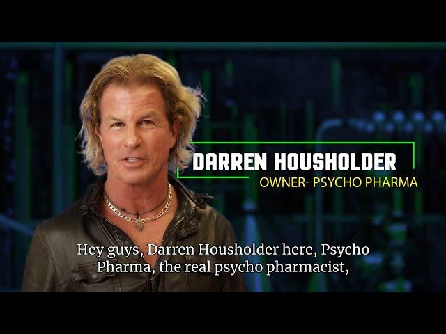 Darren Housholder Owner of Psycho Pharma reveals "How I take my  Products" Day In The Life.