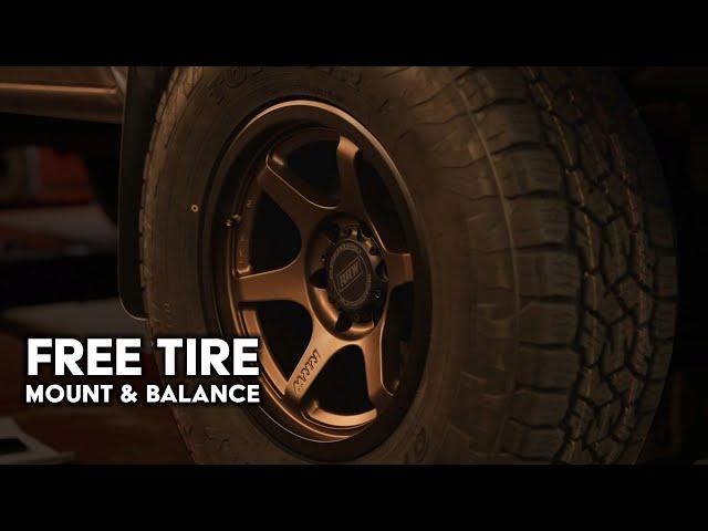 We Got a Tire Mount & Balance Machine! Free Mounting & Balancing!