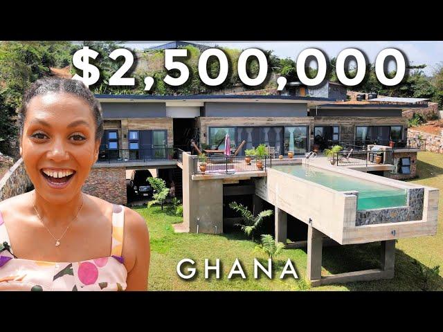 DREAMY OFF-GRID 8 BEDROOM HOUSE TOUR ABURI MOUNTAINS | WHAT $2,500,000 GETS YOU IN GHANA