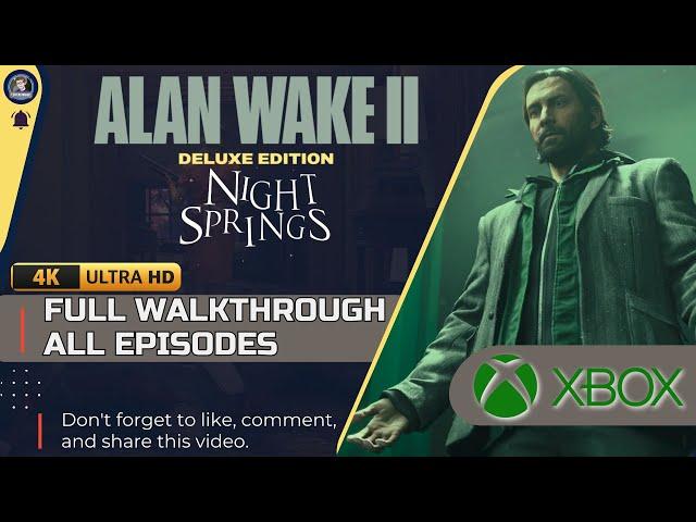 Alan Wake 2 DLC Night Springs Full Walkthrough + Achievements