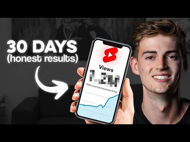 I Tried YouTube Shorts For 30 Days with AI! (Realistic Results)